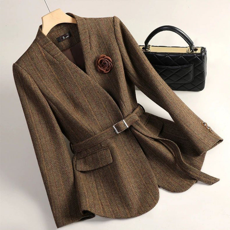 Sophisticated Wool Blazer For Women